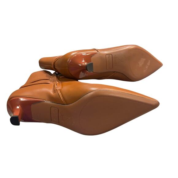 Franco Sarto L-Marnie Brown Leather Booties - US 7.5 - Picture 4 of 9